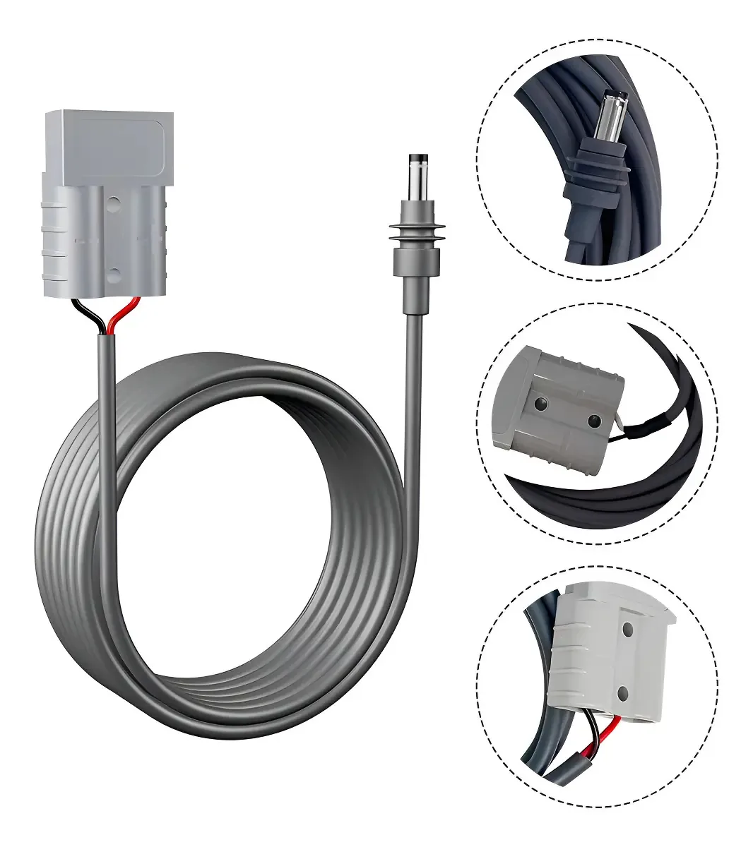 Cabo de Alimentação para Starlink Mini, com Conector Powerpole Athenix de 50A e 3m