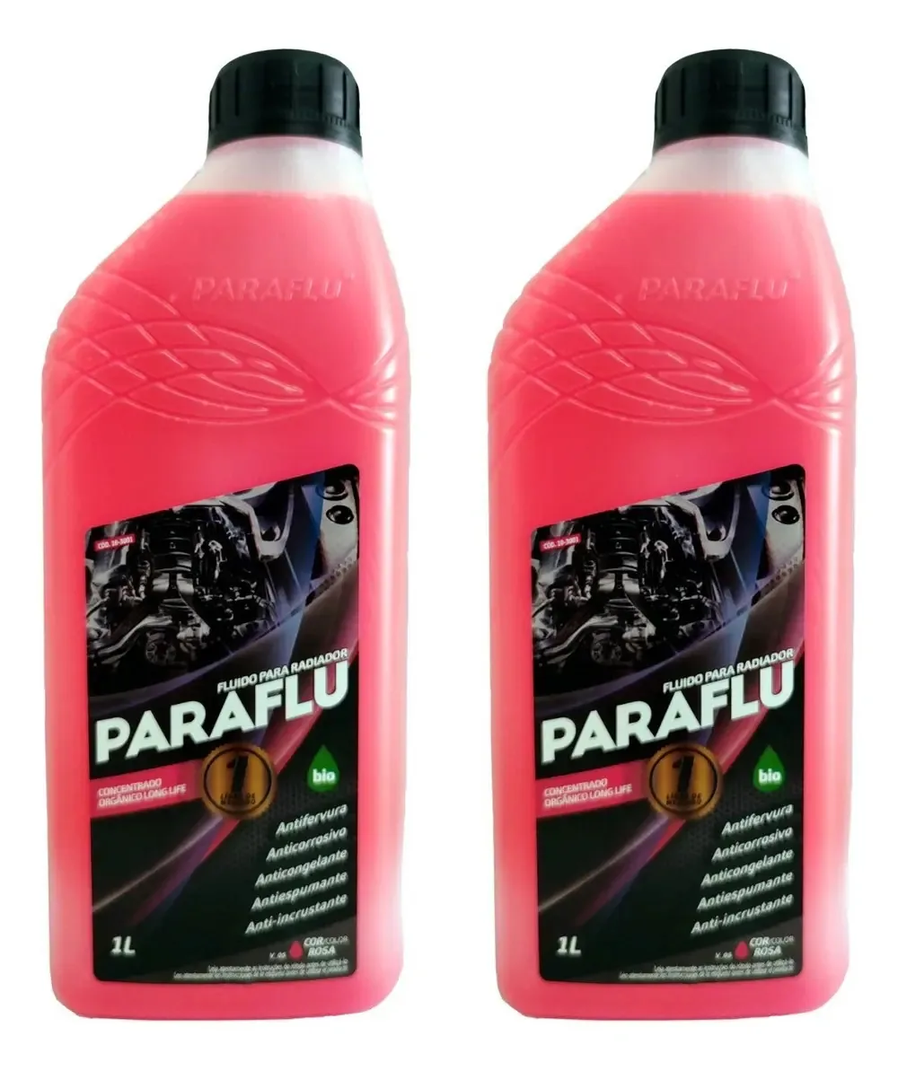 2 Aditivo Para Radiador Paraflu Rosa