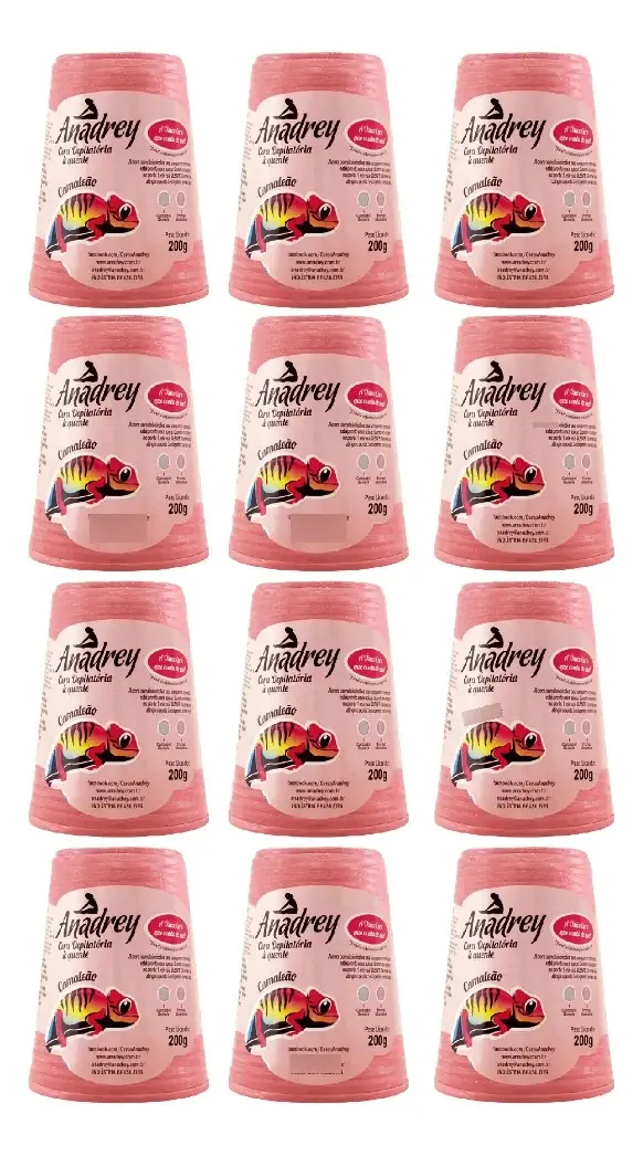 Kit C/ 12 Cera Anadrey Camaleão 200g