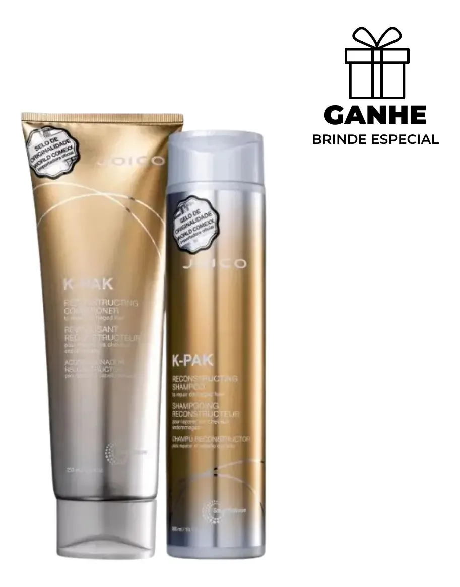 Joico Kit K-pak Duo Com 3 Peças e Brinde Exclusivo