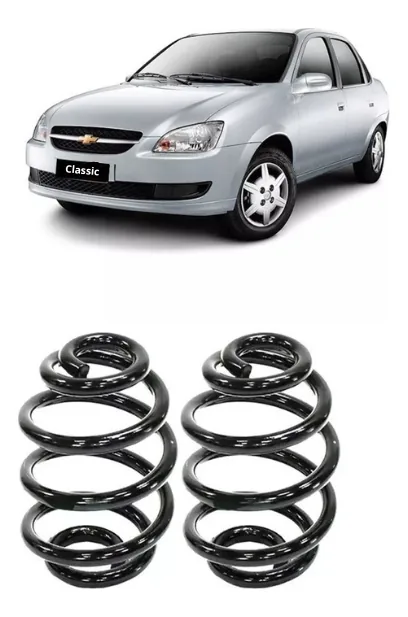 2 Molas Reforçadas Gnv - Gm Corsa Sedan 2012 2013 2014 2015
