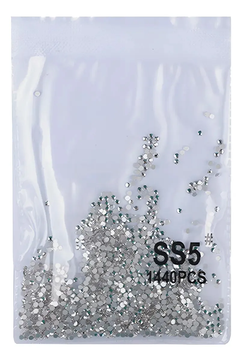 1440pç Strass Cristal Unha Decoração Alongamento 1,8mm Ss05 Cor Incolor