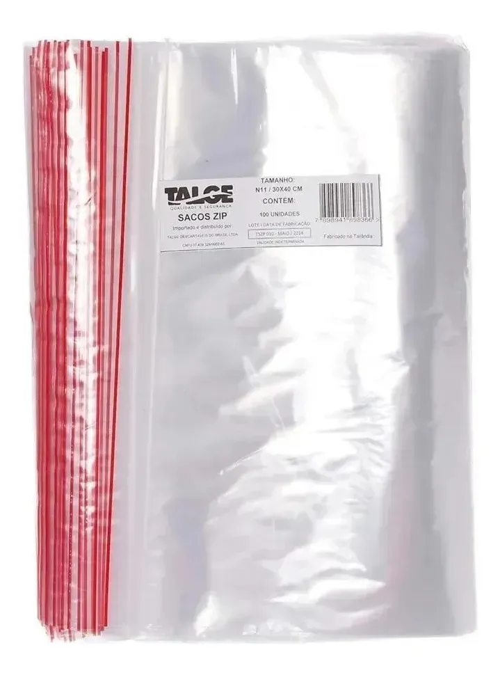 100 Sacos Zip Lock 30x40cm: Organização E Proteção Total