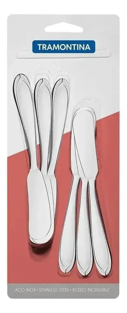 Jogo Espatulas Manteiga Inox 6pçs Laguna Tramontina 66906241