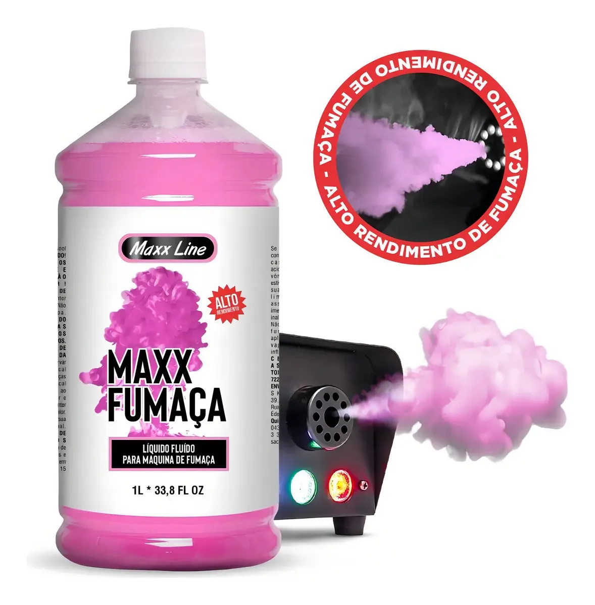 Líquido Máquina Fumaça Togmax 1l - Artístico E Não Tóxico