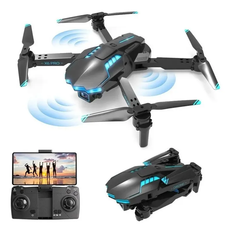 B Drones Profissionais Com Camera 4k Com Desvio De Cor Negro