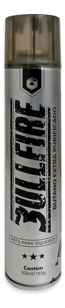 Refil Para Isqueiro Bullfire Gás Butano Portátil Unidade Original Ideal Para Camping Sobrevivência Churrasco Acendimento Fácil Econômico