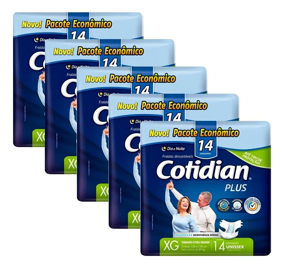 Fraldas para adultos Softys Cotidian Plus Adulto Regular XG – Acima de 89 kg