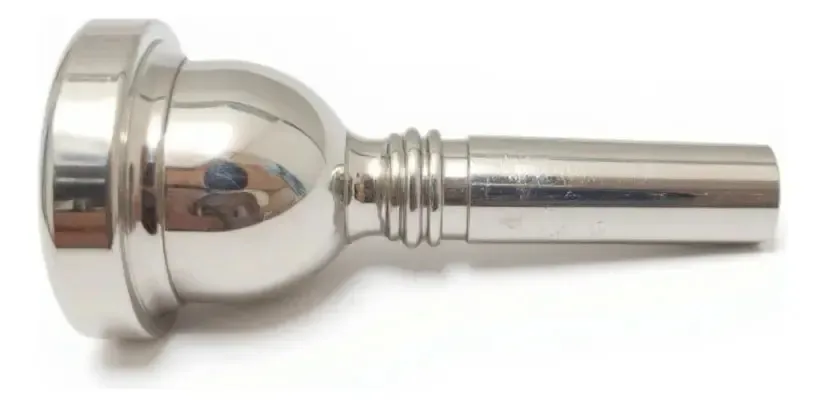 Bocal Trombone 12c Prata Calibre Fino Haste 11 Mm Prata