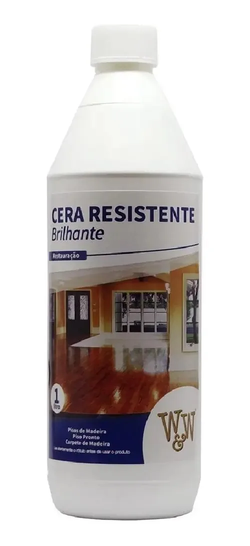 Autobrilho Perfumada Cera Para Tratamento De Pisos W&w 1l