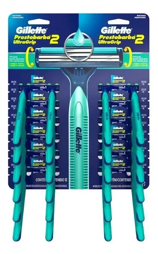 Aparelho Barbear Prestobarba Ultragrip Móvel Gillette C/24