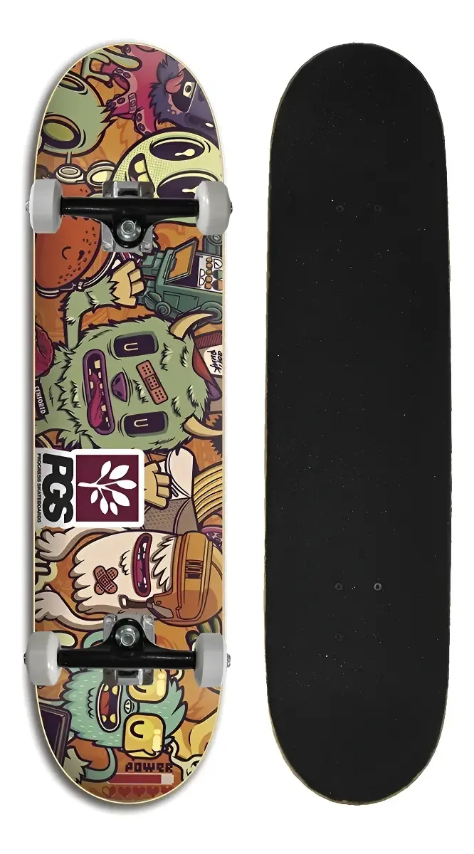 Skate Street Progress Iniciante Completo Semi Profissional 7.8"