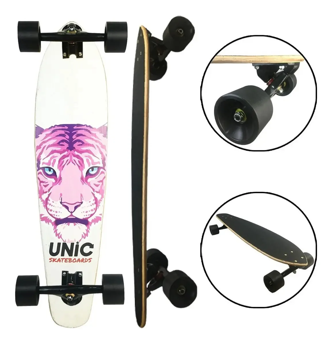 Skate Longboard Completo Pgs - Desenhos