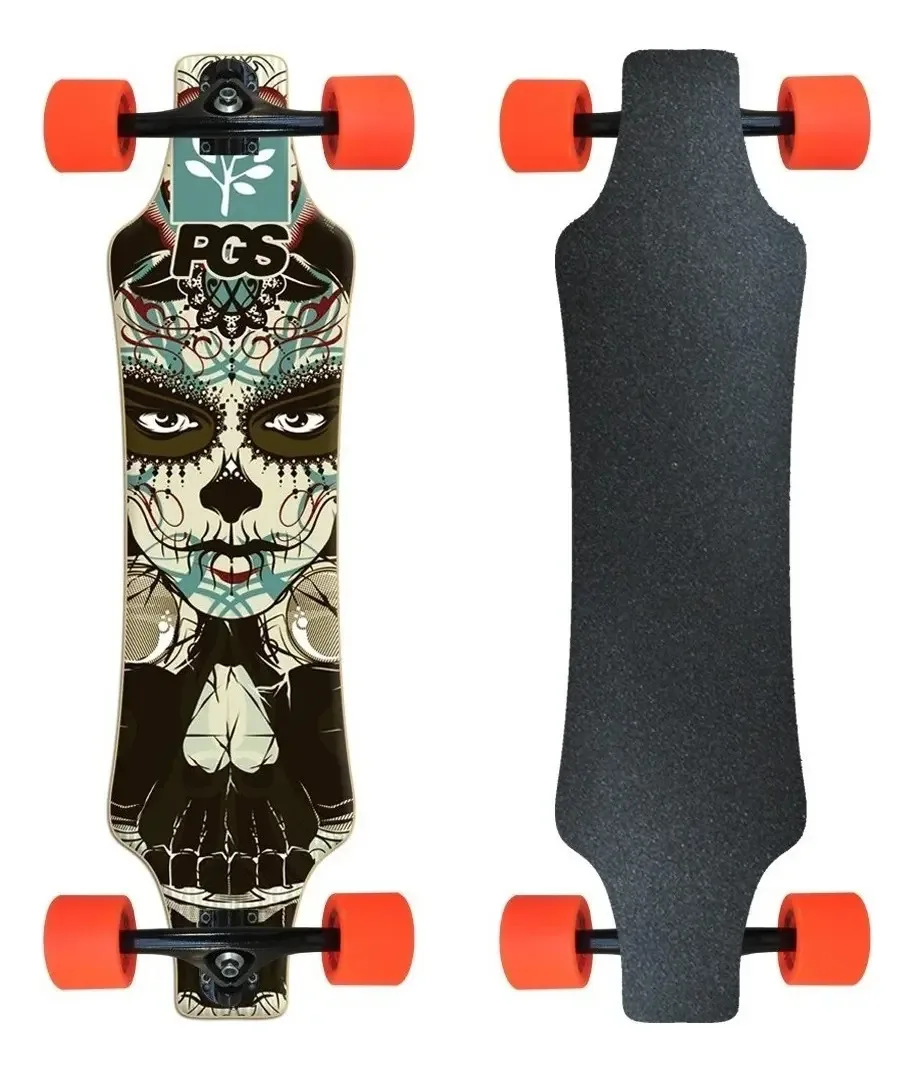 Skate Longboard Completo Pgs - Desenhos