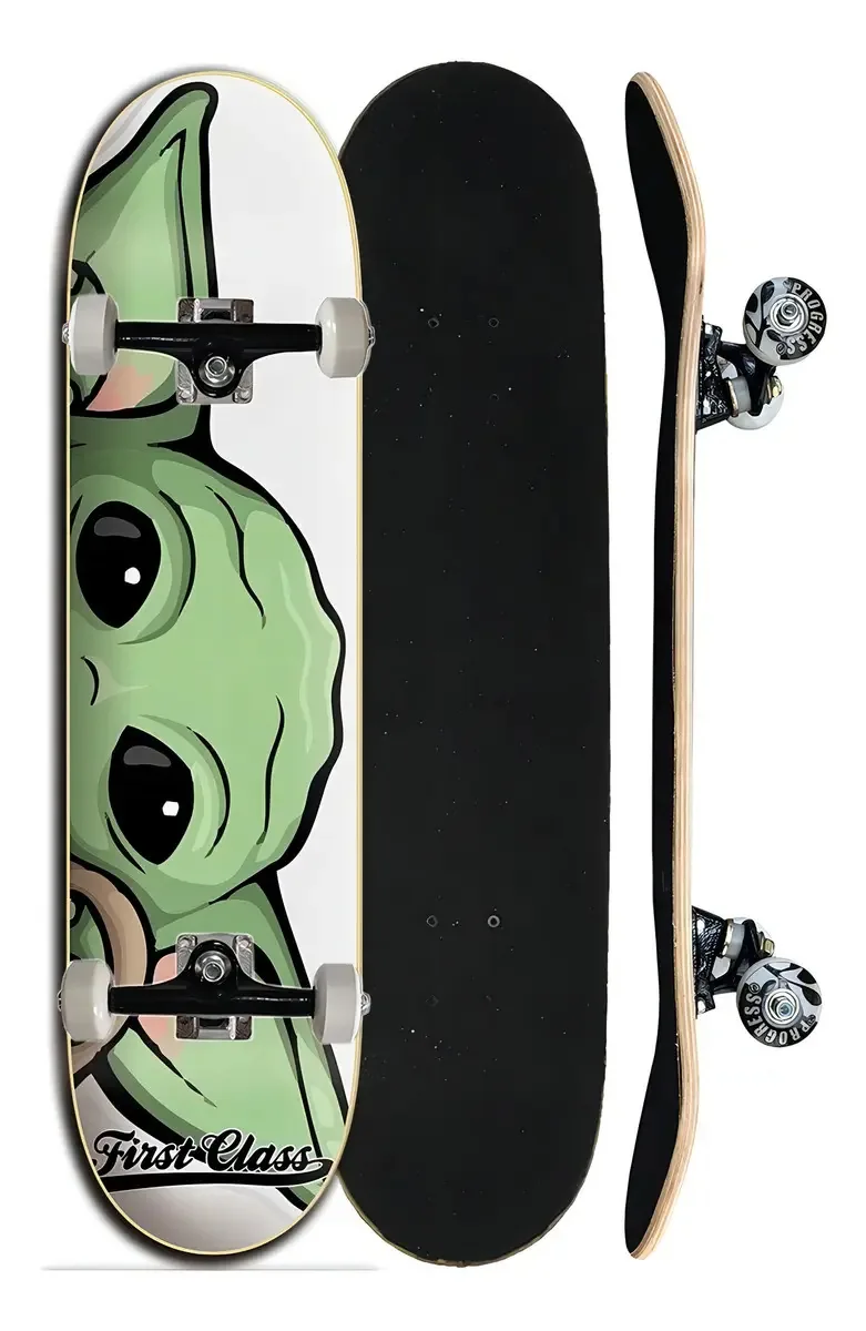 Skate Completo Pronto Pra Andar Desenho De Anime