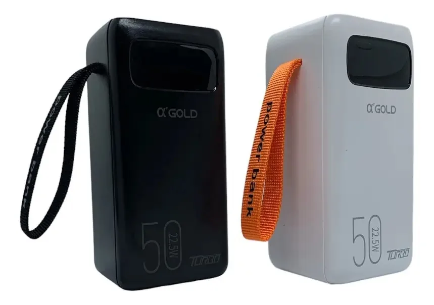 Carregador Portatil Turbo Power Bank 50000mah C/ Cor