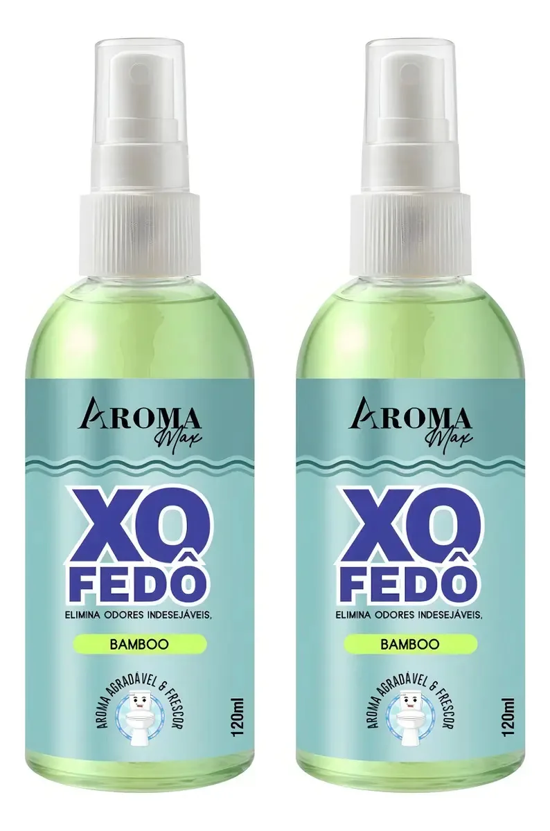 2 Unidades De Xó Fedo Para Vaso Banheiros Aromatizadores