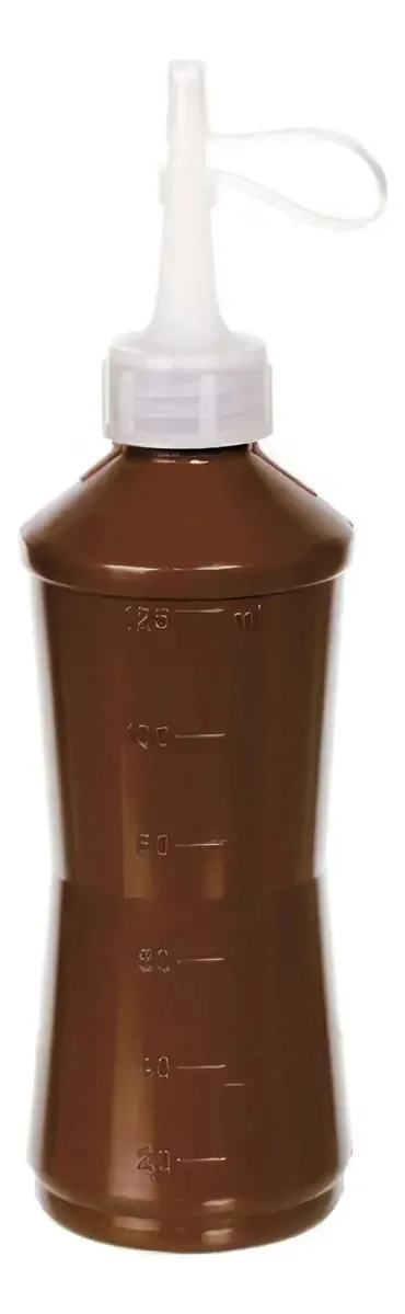 Almotolia Âmbar J.Prolab 125ml Bico Reto 0541-4 Profissionais Saúde