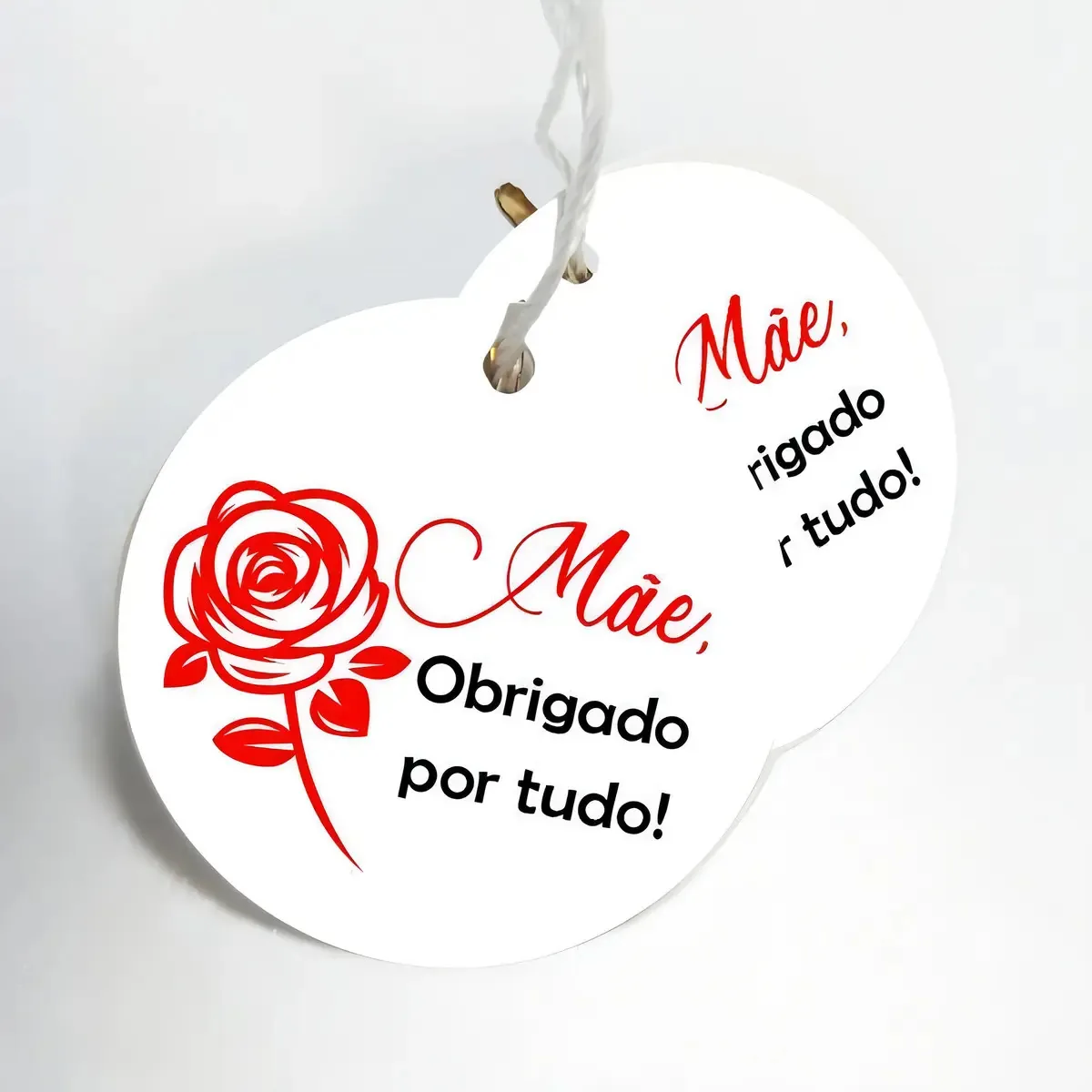Tags Obrigado Mãe Kit Com 20