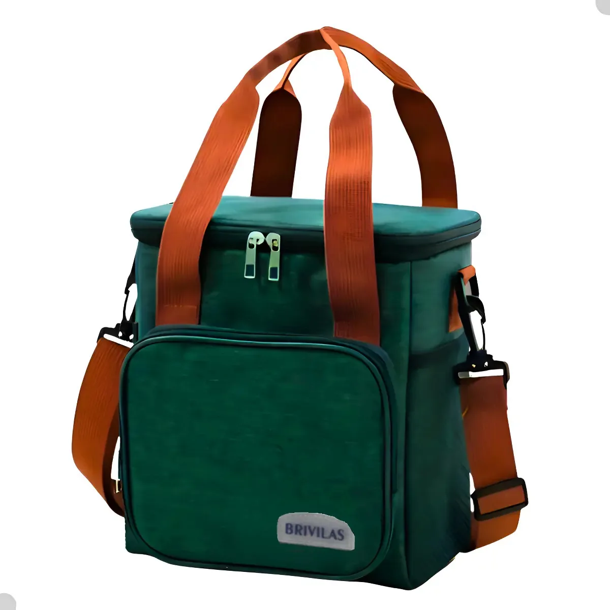 Bolsa Térmica Marmita Lancheira Cerveja Bebidas 12 Latinhas Cor Verde