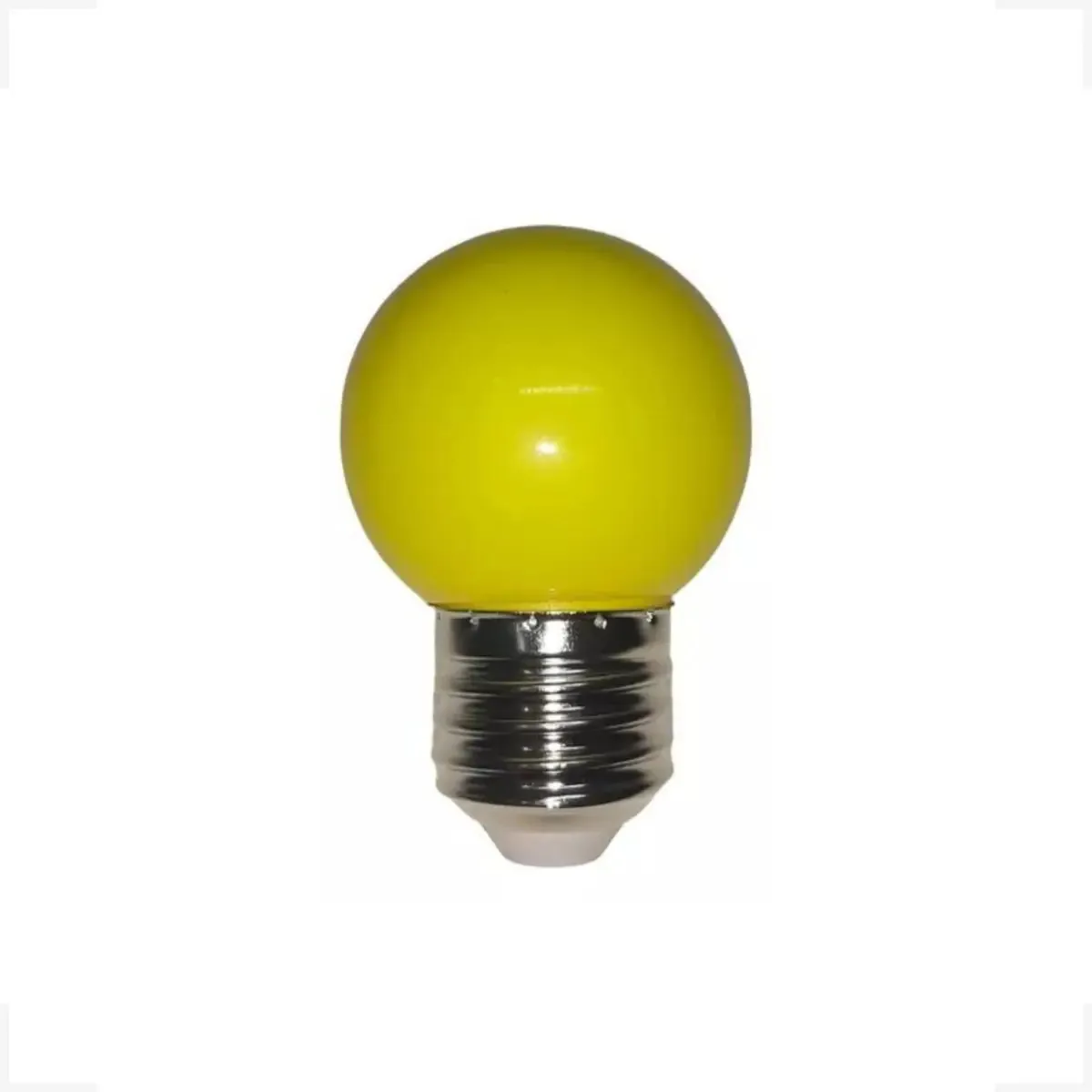 Lampadas Bolinhas Led 1w Colorida Abajur Festa Luz Amarela