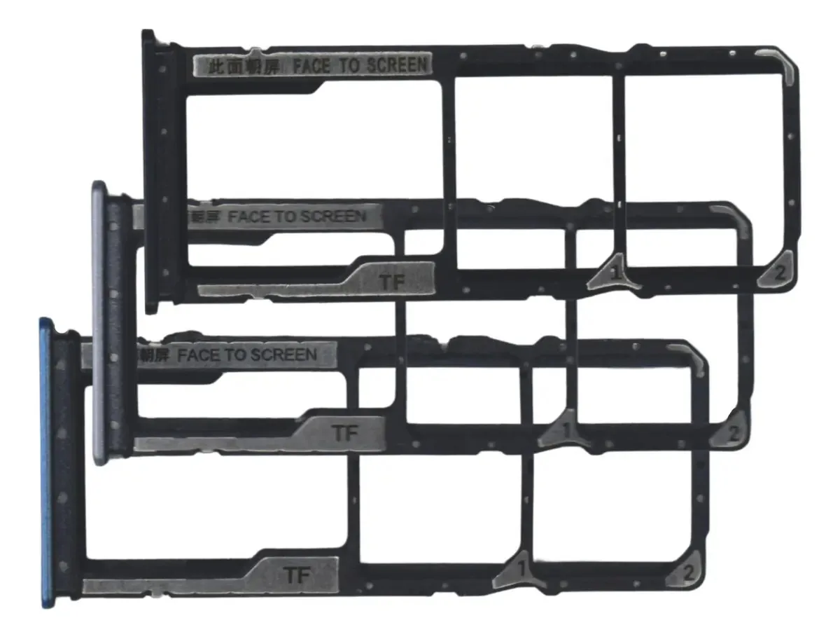 Gaveta Chip Bandeja Slot Sim Card Compatível Redmi 10a Cor Preto
