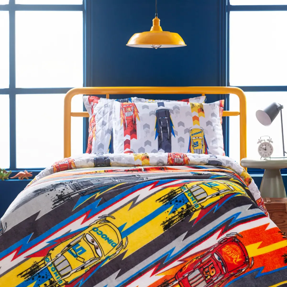 Manta Solteiro Disney Carros Race Poliéster 220x150cm Andreza