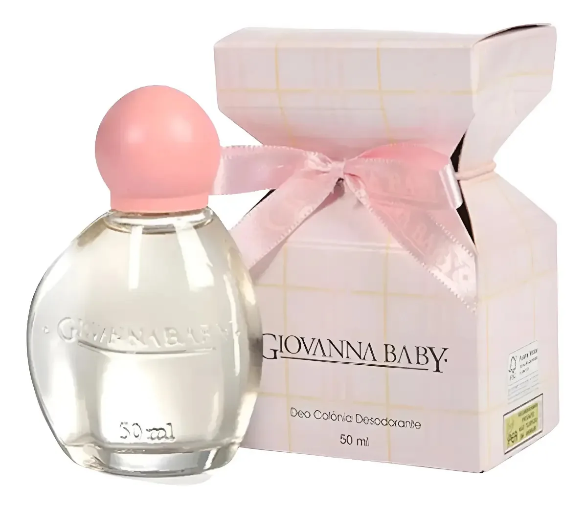 2x Deo Colônia Giovanna Baby Classic Rosa 50ml