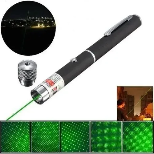 Caneta Laser Led Forte Pointer Verde 1000mw Lanterna Até 7km