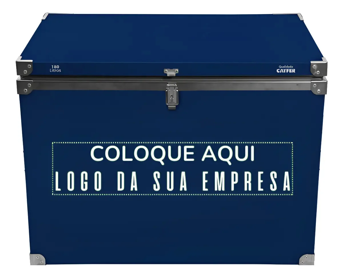 Caixa Térmica Catfer Azul 180 Litros