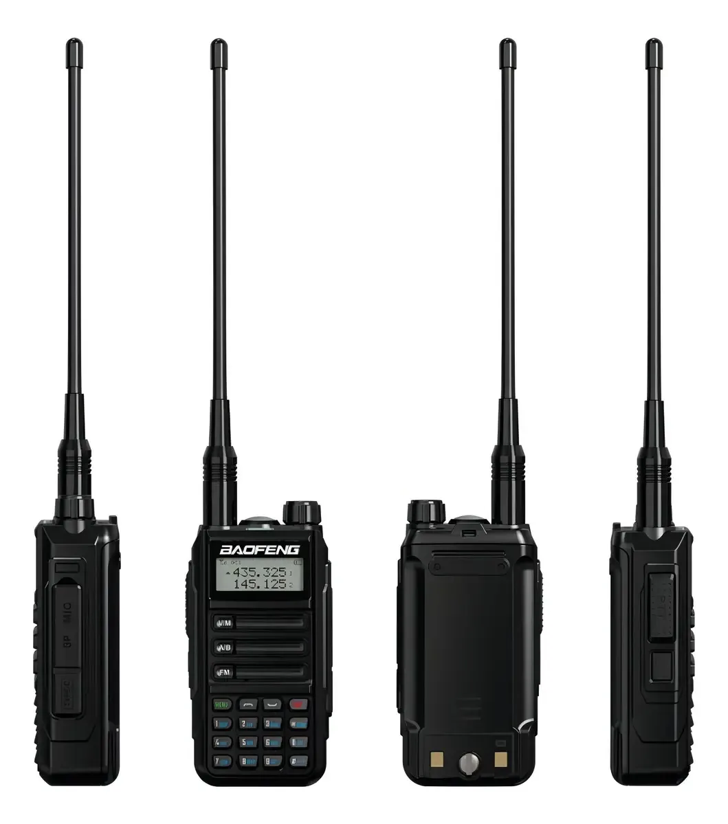 Kit 4 Comunicadores Radio Triband Vhf/uhf Uv-16 Pro Baofeng