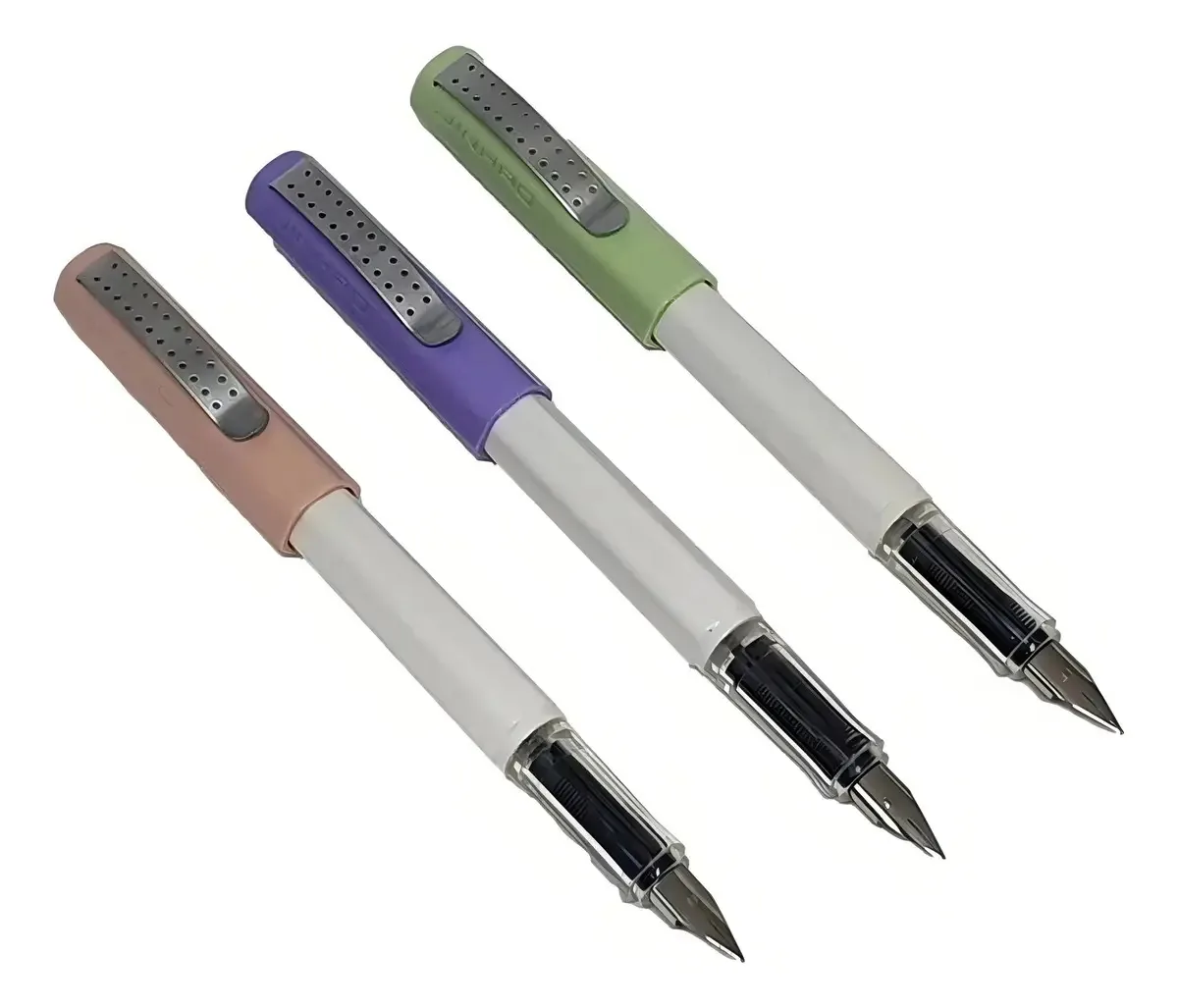 Kit 3 Canetas Tinteiro Jinhao 3 Cores