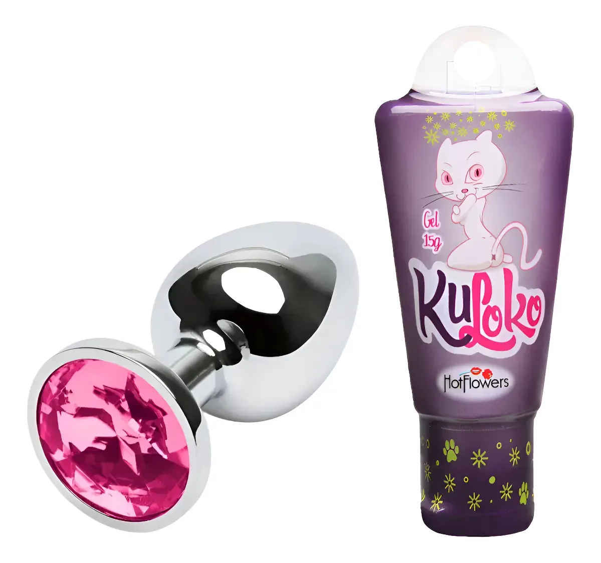 Gel Lubrificante Dessensibilizante Kuloko E Joia P Plug P E Kuloko