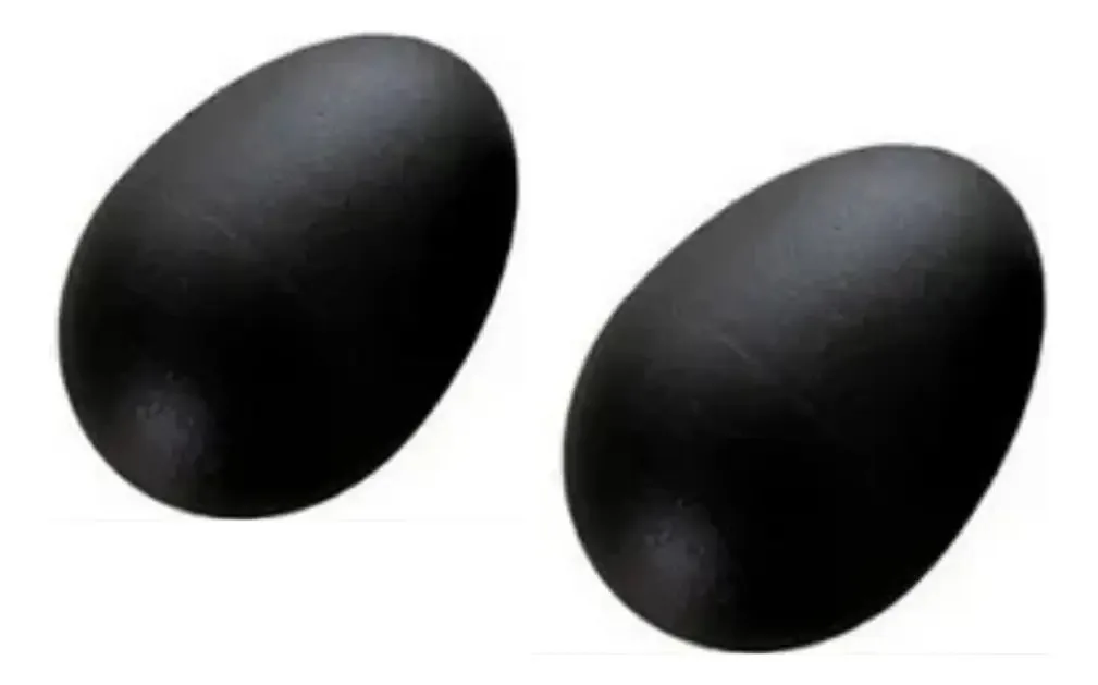 Egg Shake Ovinho Maracá Ganzá Chocalho - 2 Unidades