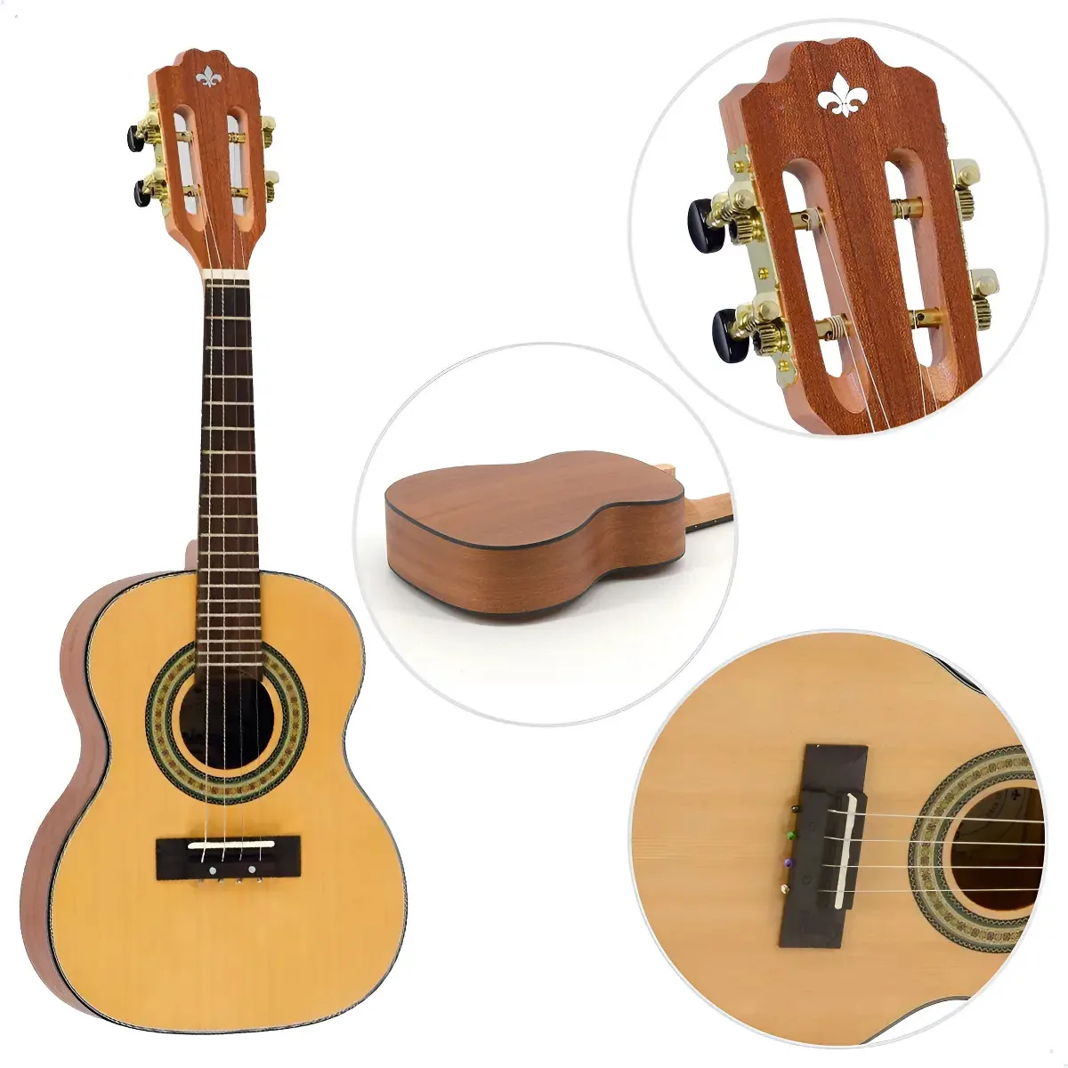 Cavaco Acústico Strinberg Cs25 N Natural 4 Cordas Leve