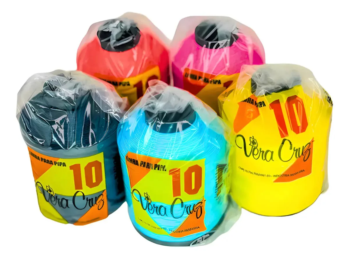 Linha De Pipa Vera Cruz Fio 10 Verde – 1500 Jardas