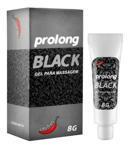 Prolongador De Ereção Prolong Black 8gr Chillies - Sexshop