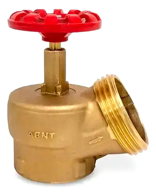 Válvula Registro Globo Hidrante 45° 200lbs 2.1/2