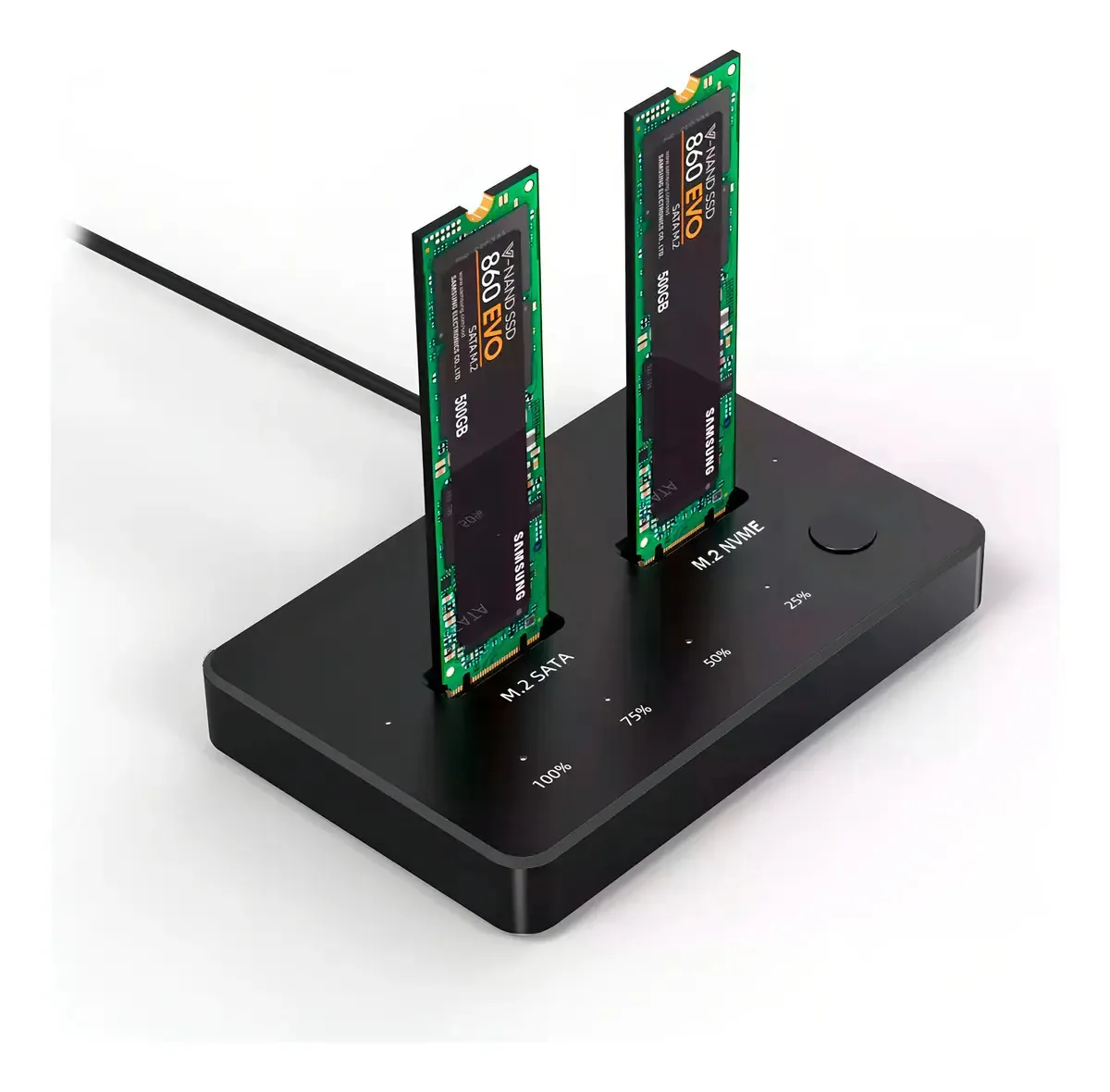 Dock Station Copiar Dual Ssd M2 Nvme Ngff Type C F3