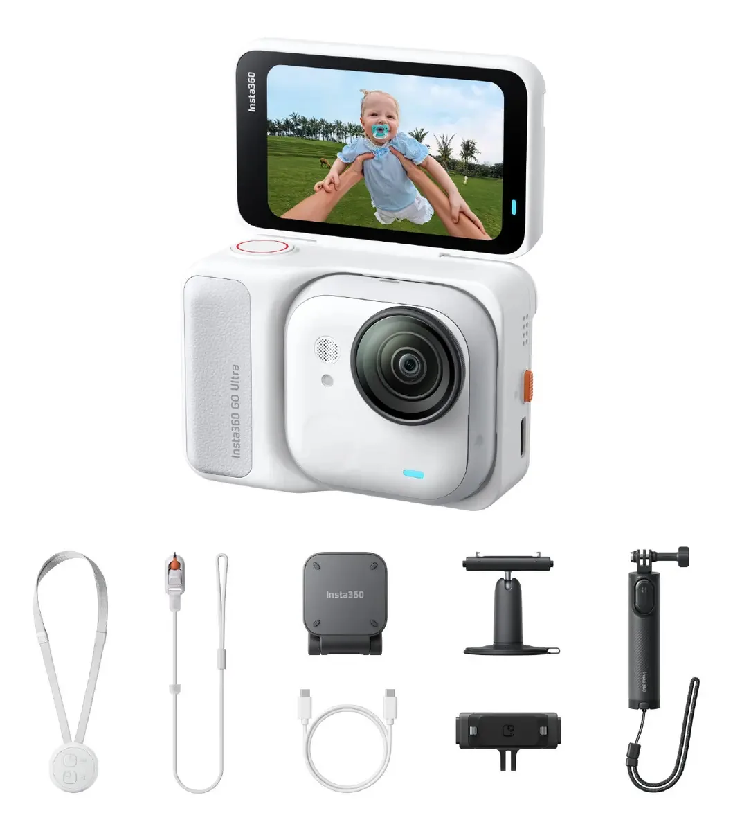 Camera Insta360 Go Ultra 4k Creator Bundle Cor:branca Branca