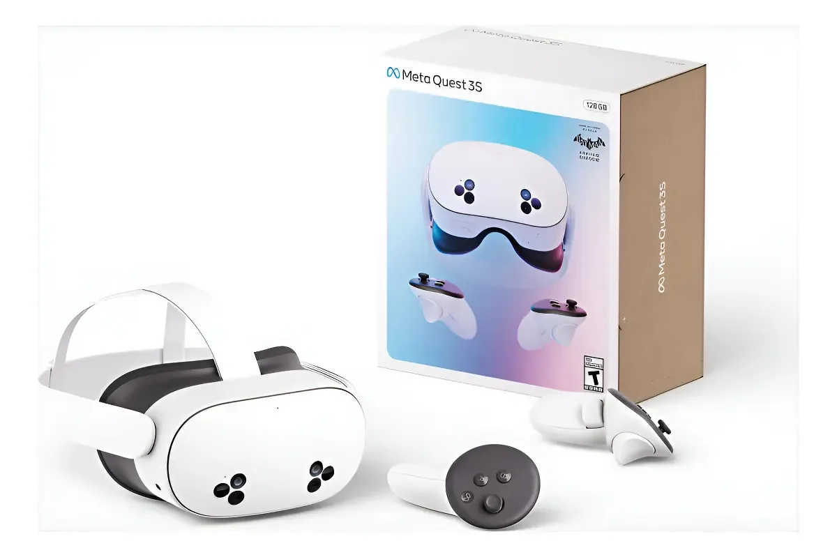 Óculos de Realidade Virtual Meta Quest 3s 256 GB Branco com Jogo Batman