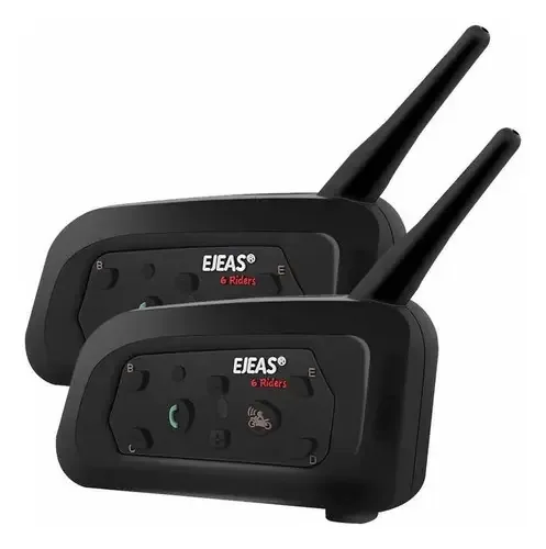 Ejeas Intercomunicador Capacete moto V6 pro