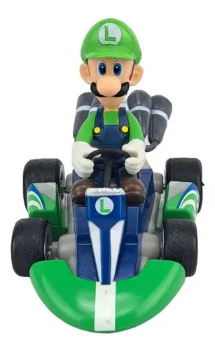 Carrinho De Fricção Do Luigi - Super Mario Kart Decoração