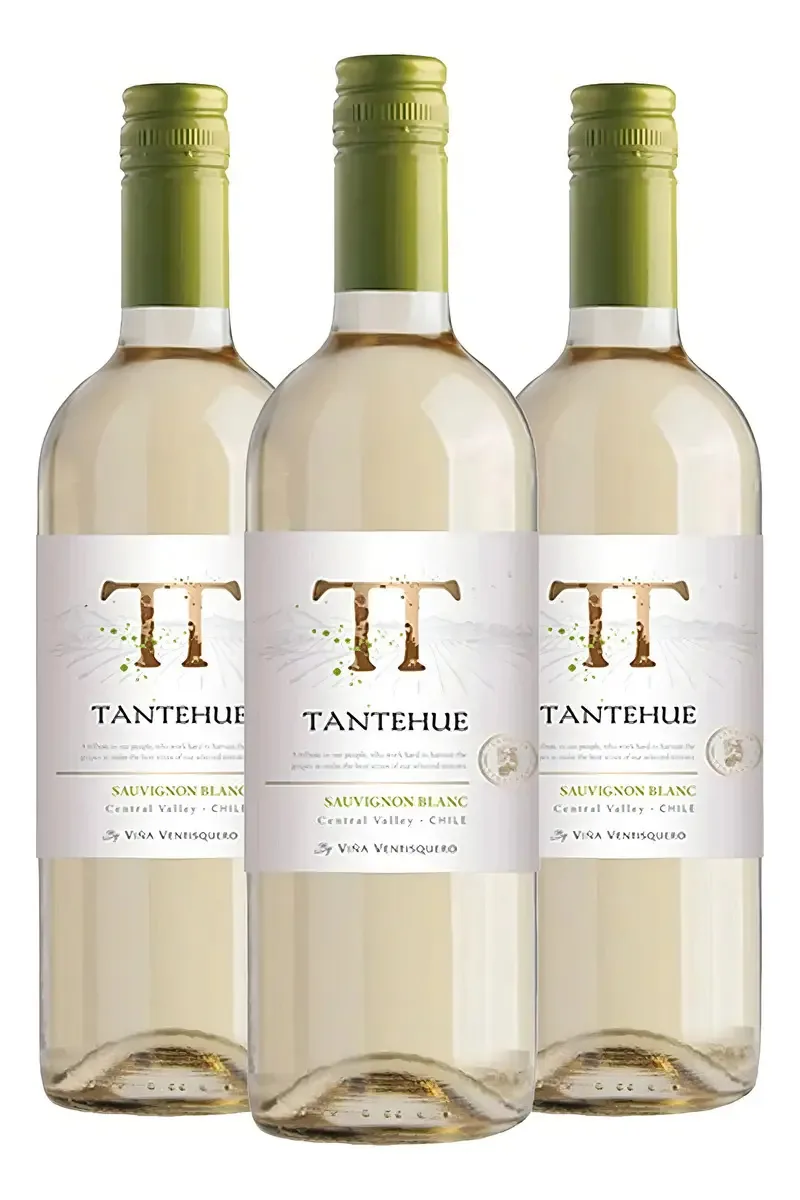 Kit 3 Vinhos Tantehue Sauvignon Blanc