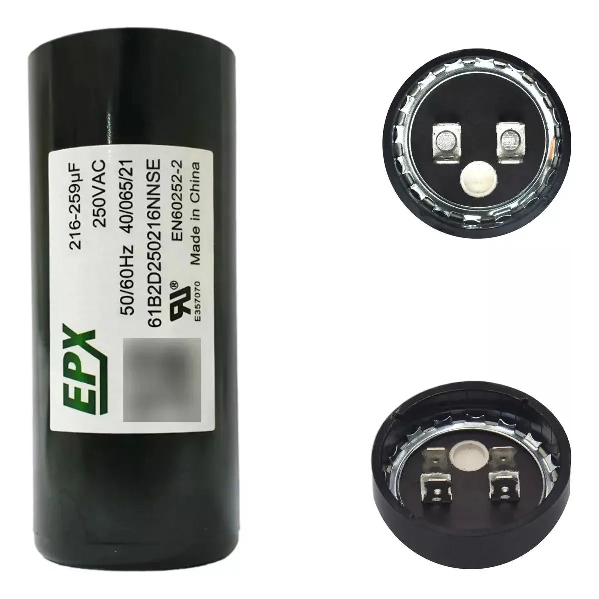 Capacitor Eletrolitico 216uf 250v Epx