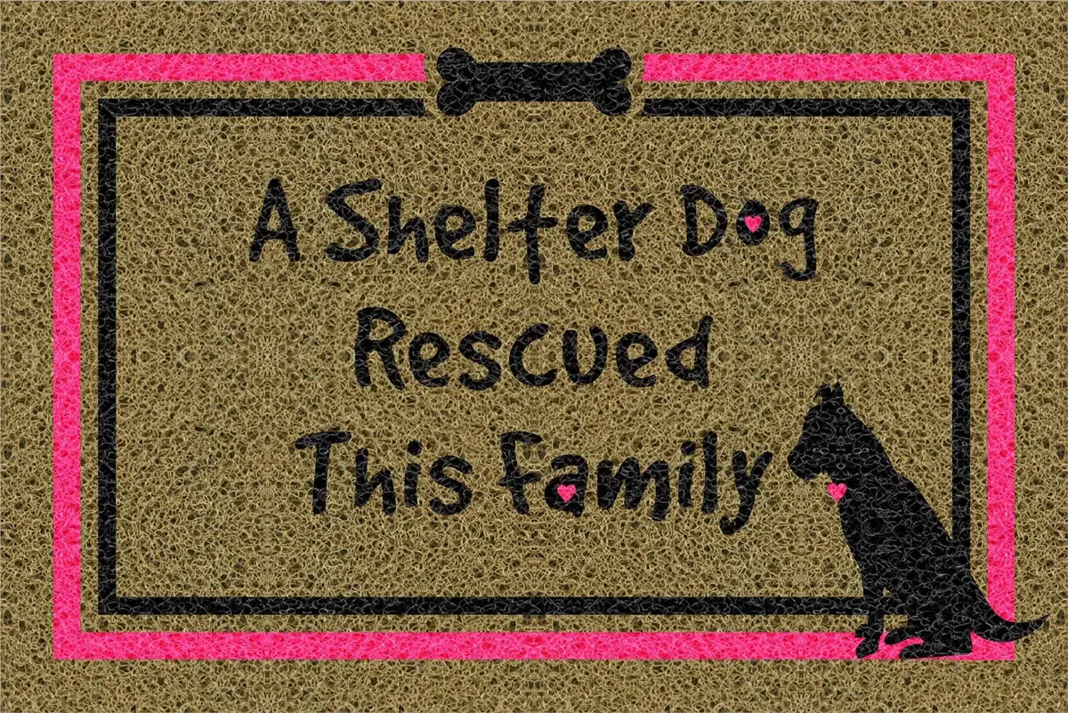 Tapete Capacho - A Shelter Dog Rescued This Family