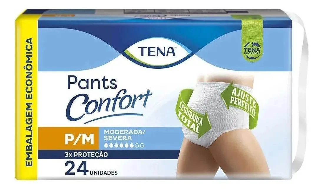 Fraldas Para Adultos Descartáveis Tena Pants Confort Pants Confort Pequeno X 24 U