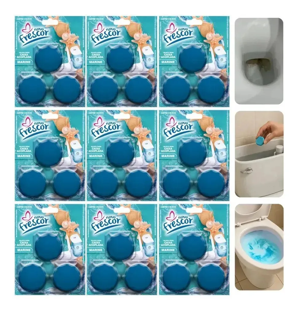 Bloco Sanitário Marine 27un: Banheiro Limpo E Perfumado