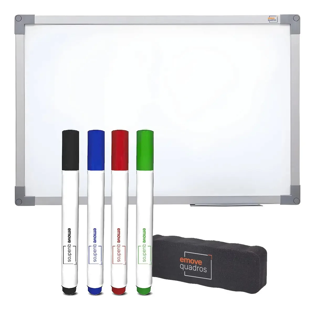 Lousa Branca Emove Quadros para Escritório, 120 cm x 90 cm