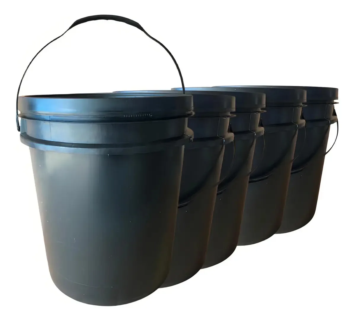 Balde 18l 5 Peças Para Plantar Flores